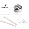 VILLCASE Toilet Flushing Press, 114 mm Silver Double Flushing Toilet