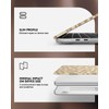 iCasso Compatible with MacBook Air 13 inch Case 2025 2024-2022