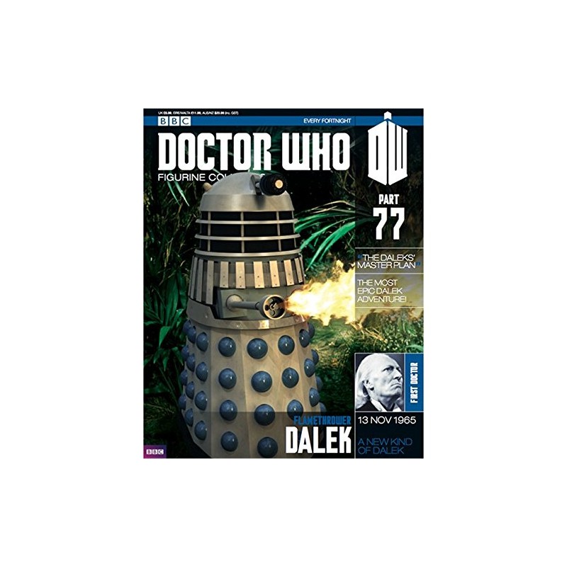 Eaglemoss Doctor Who Figurine Collection # 77 Flamethrower Dalek