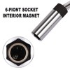 CASOMAN 5/8" Swivel Magnetic Spark Plug Socket, 3/8" Drive x