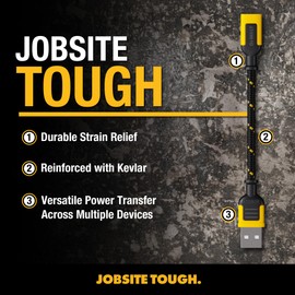 DEWALT USB to USB C Adapter 2 Pack, USB C Female to A Male OTG Charger Type C Converter (USB C Female to A Male)