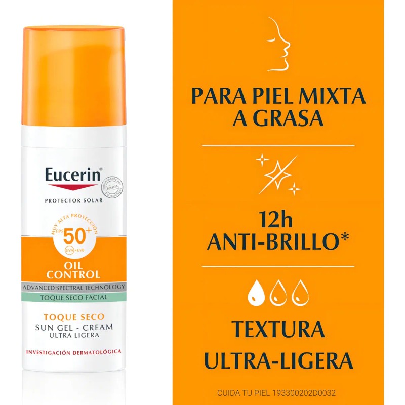 Control Toque Eucerin Seco Protector Solar Fps50 50ml