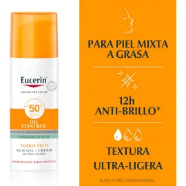 Control Toque Eucerin Seco Protector Solar Fps50 50ml