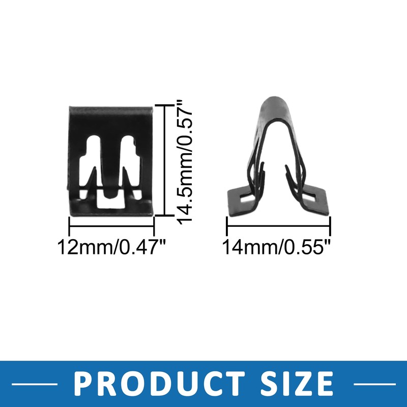 A ABSOPRO Car Dashboard Console Panel Clips 14 x 14.5