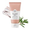 HAPPY BATH Tea Tree Facial Cleanser, Exfoliating BHA Face Wash