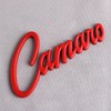 2Pc Camaro Emblem 3D Metal Badge Sticker Letter Nameplate Replacement