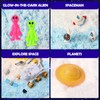 FIIOEOY Space Sensory bin, Galaxy Planet Exploration Toys Sensory Sand
