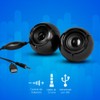 Vorago SPK-105 Bocinas para Computadora 2.0, 6W, Conector 3.5mm y