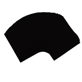 Ehime Paper Works AI-TAN48 Solid Color Origami, Black, 5.9 inches (15 cm) Square, 100 Sheets
