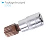 CoCud Hex Bit Socket, Metric H3 (3mm) Bit 1/4" Drive