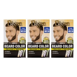 Bigen 3 Pack Tinte Bigen Men's Barba · Castaño Oscuro Medio · B104