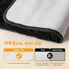 Yeaban Small Bathroom Rugs 12"x18" – Thick Chenille Bath Mats