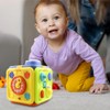 Baby Activity Cube Toy, 6-Sided Learning Toy with Gears, Shapes,