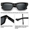 Dollger Thick Square Polarized Sunglasses for Men Women Fashion Classic