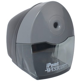 Westcott Compact Electric Single Hole Horizontal Pencil Sharpener