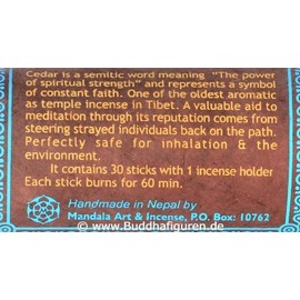 Tibetan Cedarwood Incense – Nepalese/Tibetan Incense