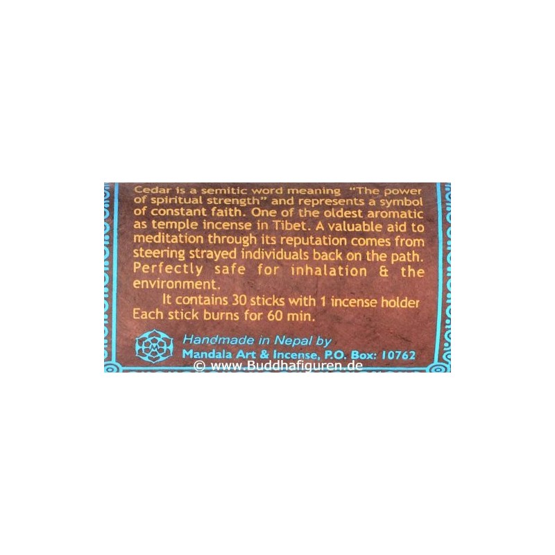Tibetan Cedarwood Incense – Nepalese/Tibetan Incense