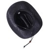 Lanzom Women Men Leather Western Hat Cowboy Hat Cowgirl hat
