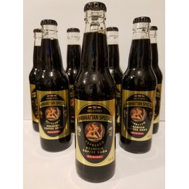 8 Bottles of Manhattan Special Expresso Coffee Sodas - (12oz. Size Bottles)
