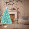 Mini Christmas Tree, 24"/60cm Small Tabletop Artificial Pine Xmas Tree