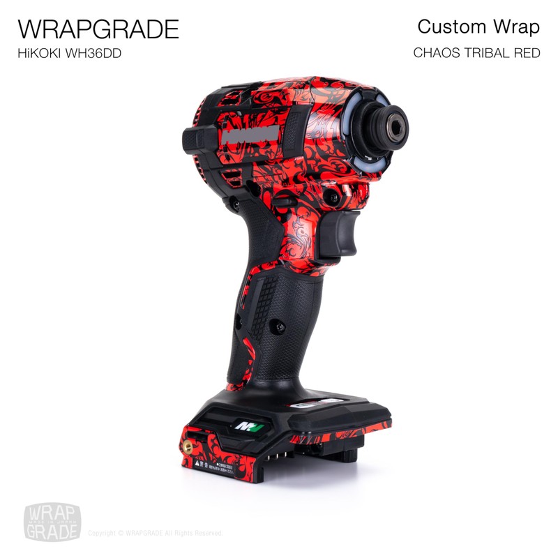 WRAPGRADE (Wrap Grade) Custom Wrap for HiKOKI WH36DD (Chaos Tribal