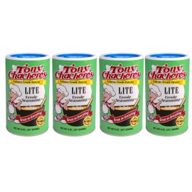 Tony Chachere Seasoning Blends, Lite Salt Creole, 4 Count