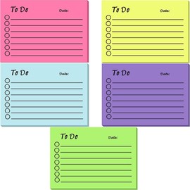 250 Notas Adhesivas Autoadhesivas, Lnea Horizontal Coloreadas Notas Adhesivas 10x7cm para Leer, Estudiar, Grabar, Distinguir                          