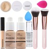 Phoera Foundation, Phoera Primer, Phoera Powder, Concealer Cover, Liquid Matt,