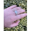 Men's Nugget Ring - Plain Solid 925 Sterling Silver Ring