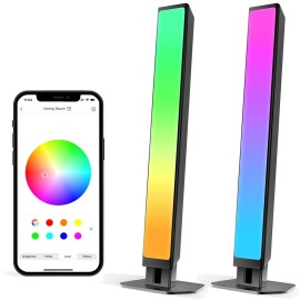 Unbranded Smart LED Light Bars, RGBW Ambient TV Lighting, Works with Alexa, Google Home...