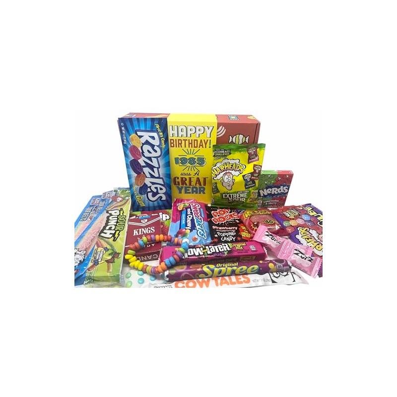 RETRO CANDY YUM ~ 1985 40th Birthday Nostalgic Candy Gift