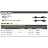 Front CV Axle Shaft Set of 2 - Compatible with