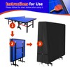 Ping Pong Table Cover 600D Tennis Table Cover for Folding