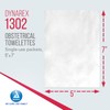 Dynarex 1302 Obstetrical Towelette, Benzalkonium Chloride Wipes with 5% Alcohol,