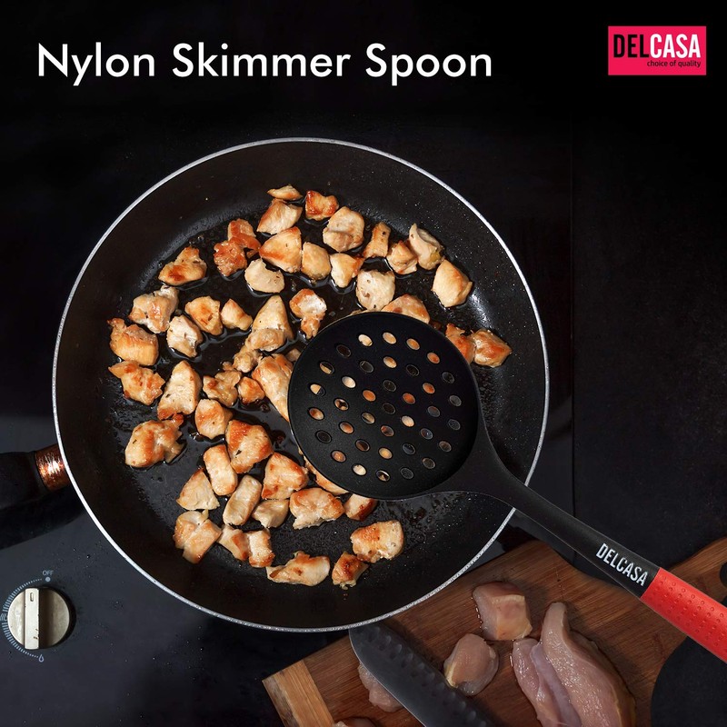 Delcasa DC1678 Nylon Skimmer, White