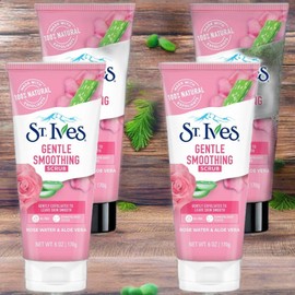St. Ives Skin Refresh Refreshing Skin Scrub Rose & Aloe 4pcs 170g / 세인트이브스 피부리프레시 산뜻한피부 스크럽 로즈 앤 알로에 4개 170g