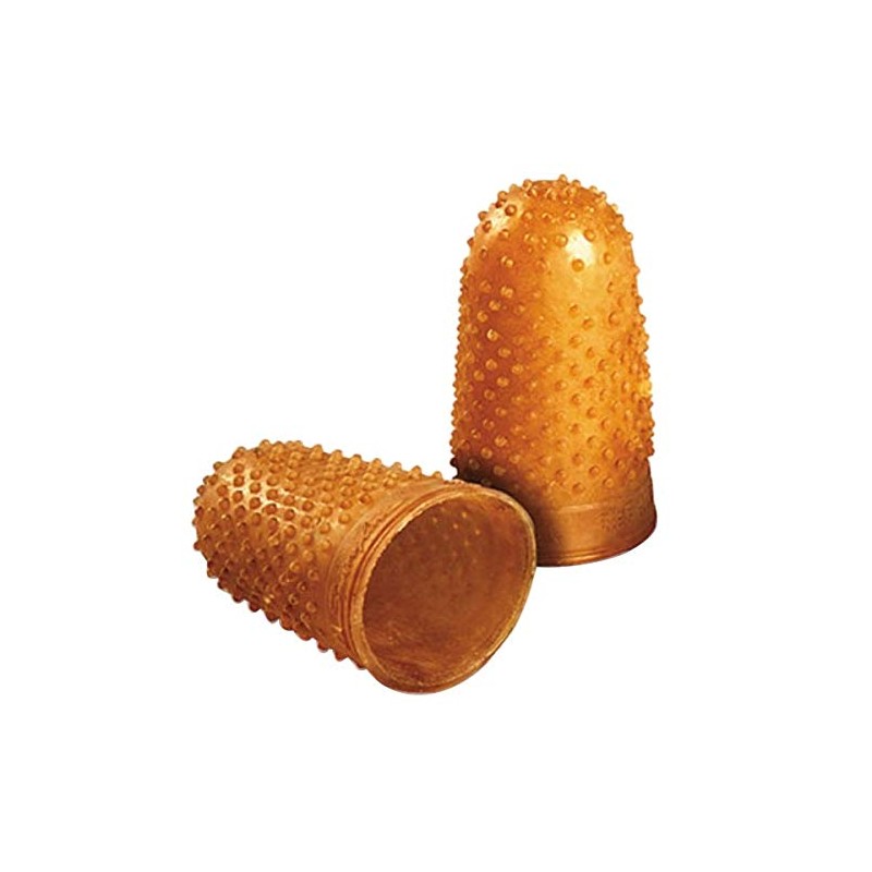 Swingline 54031 Rubber Finger Tips, Small, 9/16-Inch Diameter, 12/BX, Amber