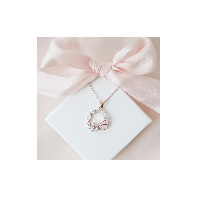 Juego Collar Aretes Elegante Fino Para Dama Mujer Con Piedra