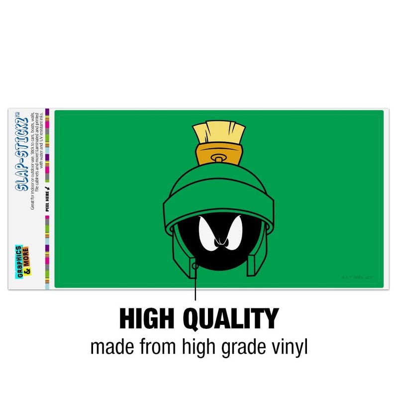 GRAPHICS & MORE Looney Tunes Marvin Face Automotive Car Window
