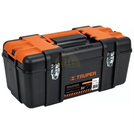 Truper CHP-20XC 20" tool box with compartments, metal snaps