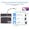 BOMGE 6 Channel Audio Sound Mixer - Professional Digital DJ