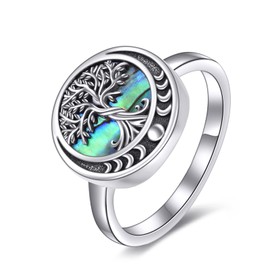 ONEFINITY Tree of Life Rings Sterling Silver Moon Phase Tree of Life Rings Family Tree Jewelry Gifts for Women, not known