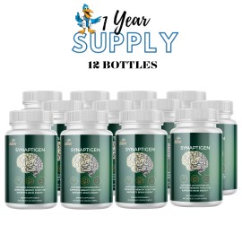 Pelican Vitamins SYNAPTIGEN- Brain Support- 12 Bottles-720 Capsules