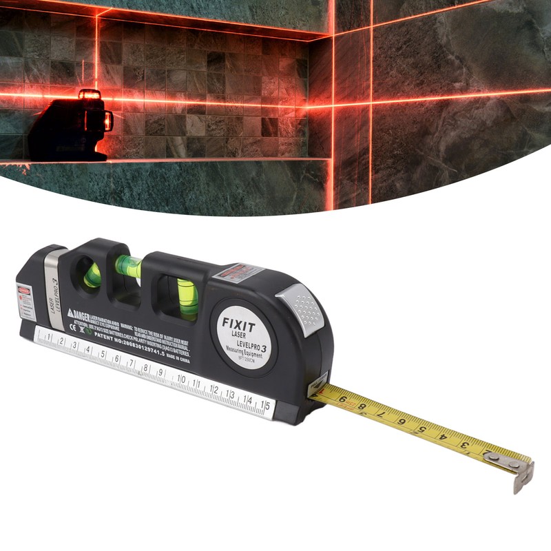 3 in 1 Magnetic Level Ruler High Accuracy Bubble Level