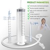 AZREKV 150ML Enema Syringe Cleaning Douche System，Travel Enema Kit for