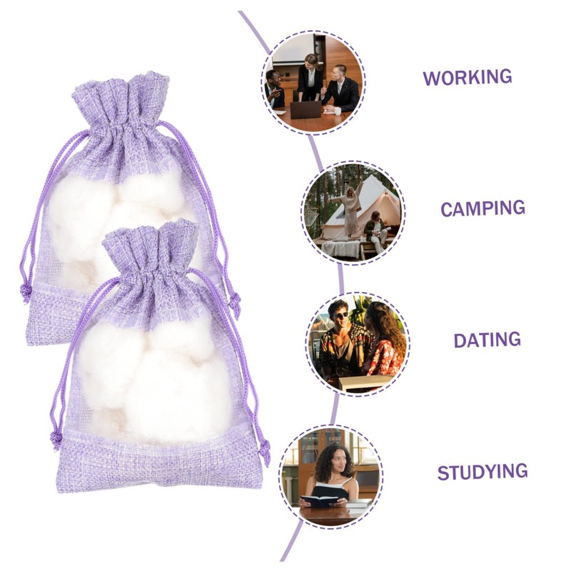 ABOOFAN 10Pcs Empty Lavender Sachets Scented Bags for Spices Jewelry