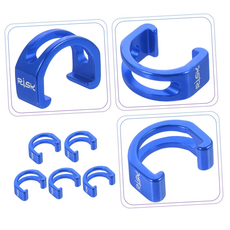 Gatuida Pcs Bike Cable Buckle c Clip Buckle for Road