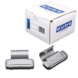 GUDE Tire Wheel Balancing Weights IAW Type Coated Steel Clip On 25 pc (10g-60g) (10g - Qty: 25)