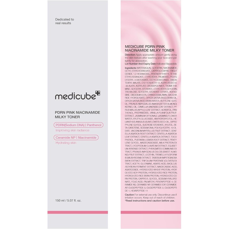PDRN PINK NIACINAMAIDE MILKY TONER 150ml