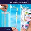 AQUANEXO 25/50 Water Tester Drinking Water 16-in-1, pH Test Strips,